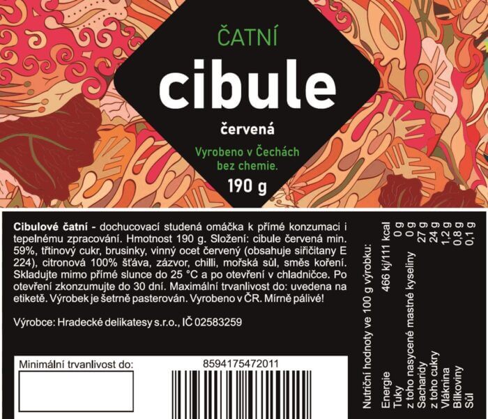 Cibulové čatní 190 g - Obrázek 2