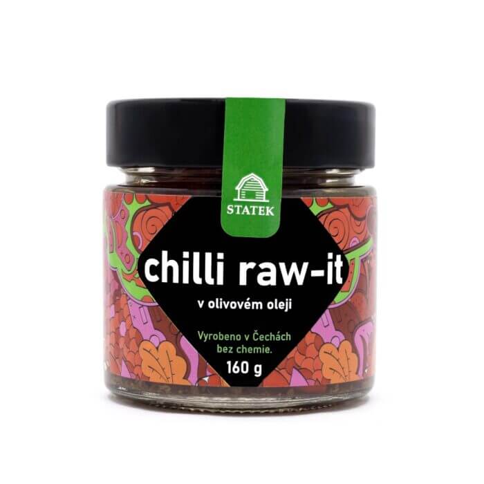 Chilli papričky Rawit nakládané v olivovém oleji a bylinách 180 g - Obrázek 1