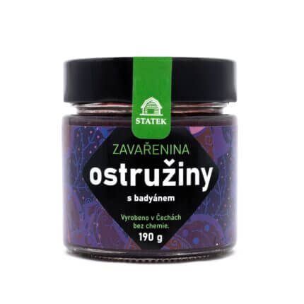 Ostružinová zavařenina s badyánem 190 g