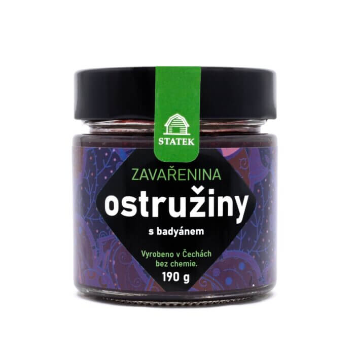 Ostružinová zavařenina s badyánem 190 g - Obrázek 1