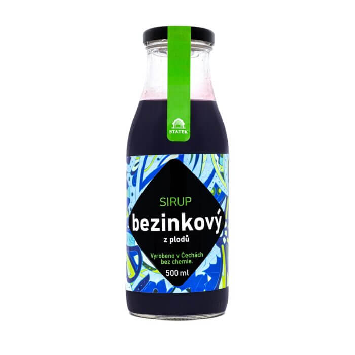 Sirup bezinkový z plodů 500 ml - Obrázek 1