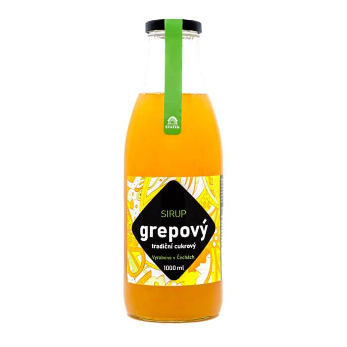 Sirup grepový s dužinou 1000 ml - Obrázek 1