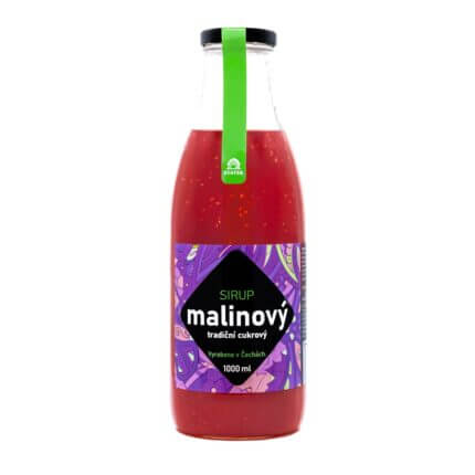 Sirup malinový s dužinou 1000 ml