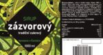 Sirup zázvorový s dužinou 1000 ml - Obrázek 2