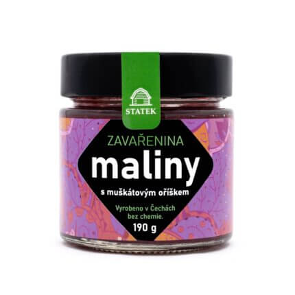 Zavařenina maliny s muškátovým oříškem 190 g