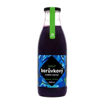 Sirup borůvky s dužninou 1000 ml